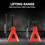 Heavy-duty steel car lift bracket