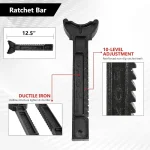 Heavy-duty steel car lift bracket