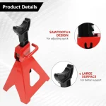 Heavy-duty steel car lift bracket