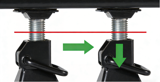Threaded Jack Stand backlash and wear failure example
